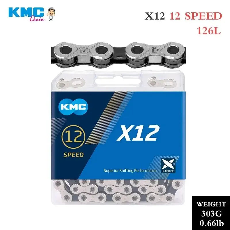 KMC Bike Chain X8 X9 X10 X11 X12 MTB Bicycle Chains 8 9 10 11 12 Speed Road Bike Current Mountain Bike for Shimano Bikes Part