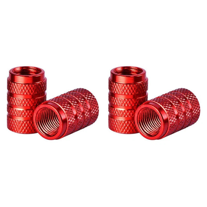 4pcs Universal Car Wheel Tire Valve Stem Caps Dust Covers Aluminum Tire Wheel Stem Air Valve Cap Car Accessories