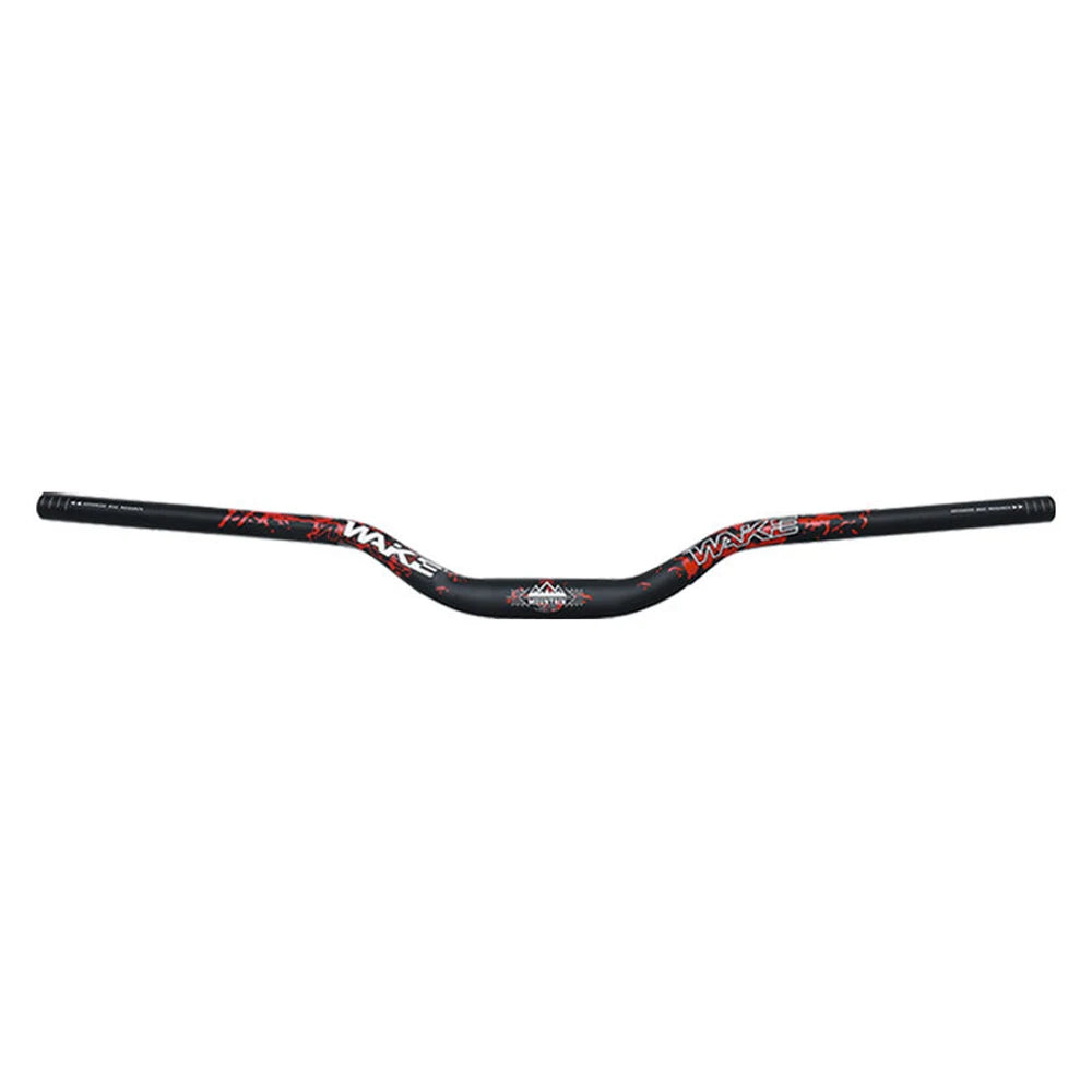 31.8MM Mountain Bike Handlebar Aluminum Alloy Bicycle Riser Handlebar 55MM Rise 780MM Length Bicycle Bar with Matte Surface